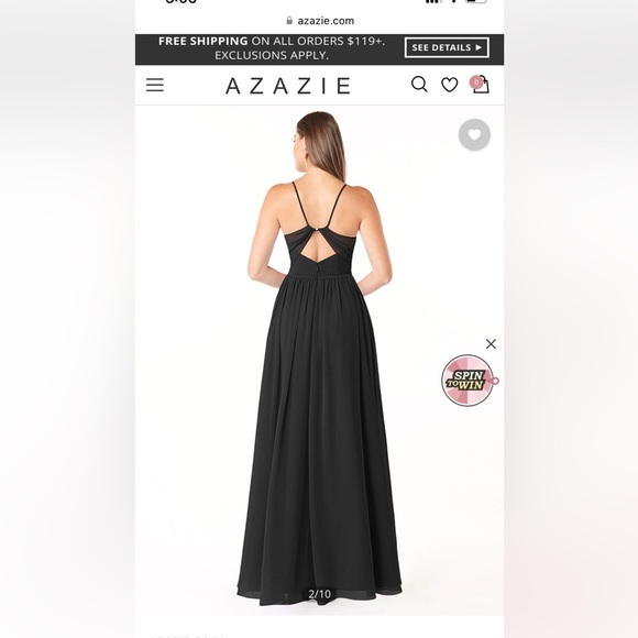 Azazie bridesmaids dress. Never worn. Tags still on - Picture 2 of 3